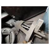 Large Heavy Power Hoist Stand & Misc Parts Lot