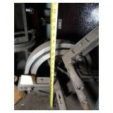 Large Heavy Power Hoist Stand & Misc Parts Lot