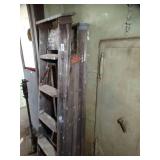 3 Old Wood Ladders