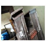 3 Old Wood Ladders