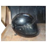 Old Full-Faced Motorcycle Helmet