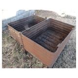 2 Metal Pallet Bins
