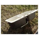 Vintage Cast Iron Double Sink