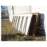 Large 10ft x 5Ft Wood Sections and Supports