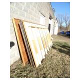 Large 10ft x 5Ft Wood Sections and Supports