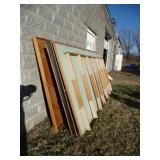 Large 10ft x 5Ft Wood Sections and Supports