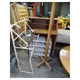 Mixed Lot of Furniture / Coffee Tables Cabinets Hall-Tree - Head - Tail Boards - Etc