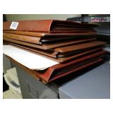 Leather Card Filing Folders