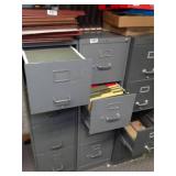 2 - 4 Drawer Metal File Cabinets