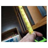 Lot of Office Supplies / Wood  Organizer Shelf / Phone and Misc