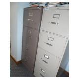 2 - 4 Drawer Metal File Cabinets