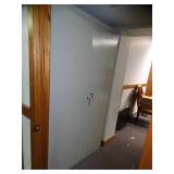 Large Locking Metal Cabinet w/ Contents