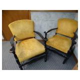 Black and Gold Office Chairs
