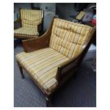 2 Gold / Cream Chairs
