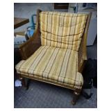 2 Gold / Cream Chairs