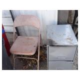 Chair - Plastic Shelf - File Cabinet