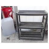 Chair - Plastic Shelf - File Cabinet