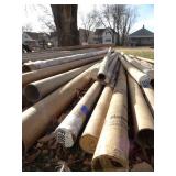 Large Lot of Long Cardboard Tubes