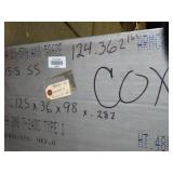 One Sheet  -  .12 x 36 x 98 x .3  124LBS