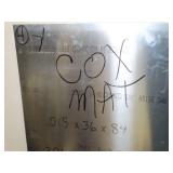 one Sheet aluminum -  .015 x 36 x 84  14LBS