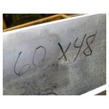 144LBS Aluminum 60" x 48" .50 2024T