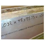 One Sheet - 7075 aluminum - .03 x 48 x 88 x .1