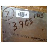 One Sheet - 7075 aluminum - .03 x 48 x 88 x .1