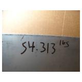 One Sheet - MILS .50 x 36 x 107 //  54 Lbs