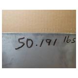 One Sheet - aluminum - 103 x36 // 50 Lbs