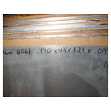 .190 x 48" x 121" Bare 6061 aluminum - 107 LBS