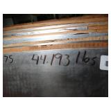 One Sheet .071 x 48" x 133" Bare 6061 aluminum  44 LBS