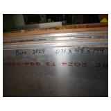 One Sheet .071 x 48" x 144" Bare 2024 aluminum   49 LBS