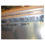 One Sheet 7075 aluminum  .040 x 48" x 96"  18 Lbs