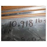 One Sheet - aluminum - .020 x 48" x 111" x .10 // 11 LBS