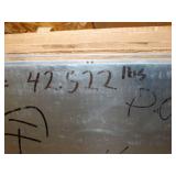 One Sheet - 7075 aluminum  -  .090 x 48" x 96 // 42 Lbs
