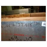 7075 aluminum - .056 x 48" x  100" // 27 Lbs