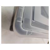 iris letter and legal size file box Black