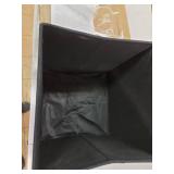 Folding Storage Ottoman Dark Grey