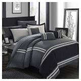 Chic Home Zarah 10 Piece Queen Comforter Set Bedding