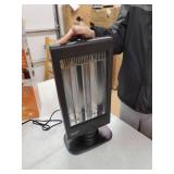 Comfort Zone Portable Slimline Electric Halogen Radiant Oscillating Space Heater