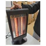 Comfort Zone Portable Slimline Electric Halogen Radiant Oscillating Space Heater
