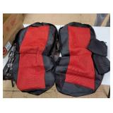 ISFC INSURFINSPORT 2 Car Seat Covers - Black and Red Leather Car Seat Covers