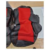 ISFC INSURFINSPORT 2 Car Seat Covers - Black and Red Leather Car Seat Covers