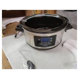 Hamilton Beach 33969 Set & Forget Digital 6 Qt Programmable Slow Cooker Crockpot