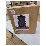 Evenflo Big Kid LX High back Booster Car Seat, Abstract Static Black