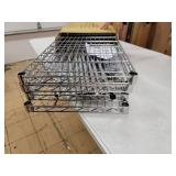 Seville Classics 4-Tier Steel Wire Shelving with Wheels, 30" W x 14" D x 48" H, Chrome