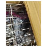 Seville Classics 4-Tier Steel Wire Shelving with Wheels, 30" W x 14" D x 48" H, Chrome