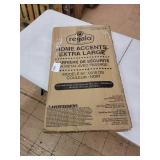 Regalo Home Accents Extra Wide Walk Thru Baby Gate, Includes DÃ©cor Hardwood, 4-Inch Extension Kit, 4-Inch Extension Kit, 4 Pack of Pressure Mount Kit and 4 Pack of Wall Cups and Mounting Kit