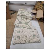 Better Trends Green/White Bath Mats