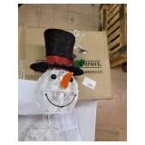 National Tree Company 48" Pre-Lit Snowman Decoration